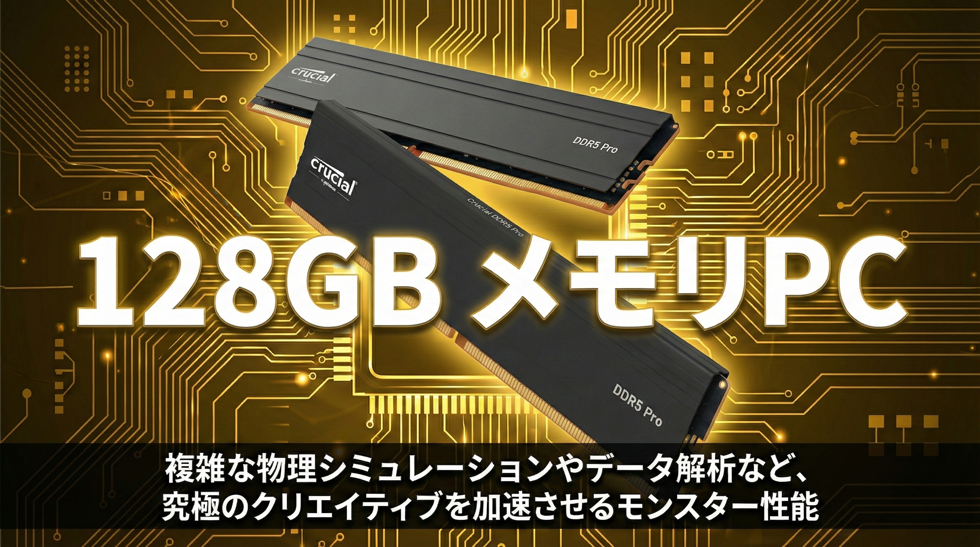 128GBメモリPC