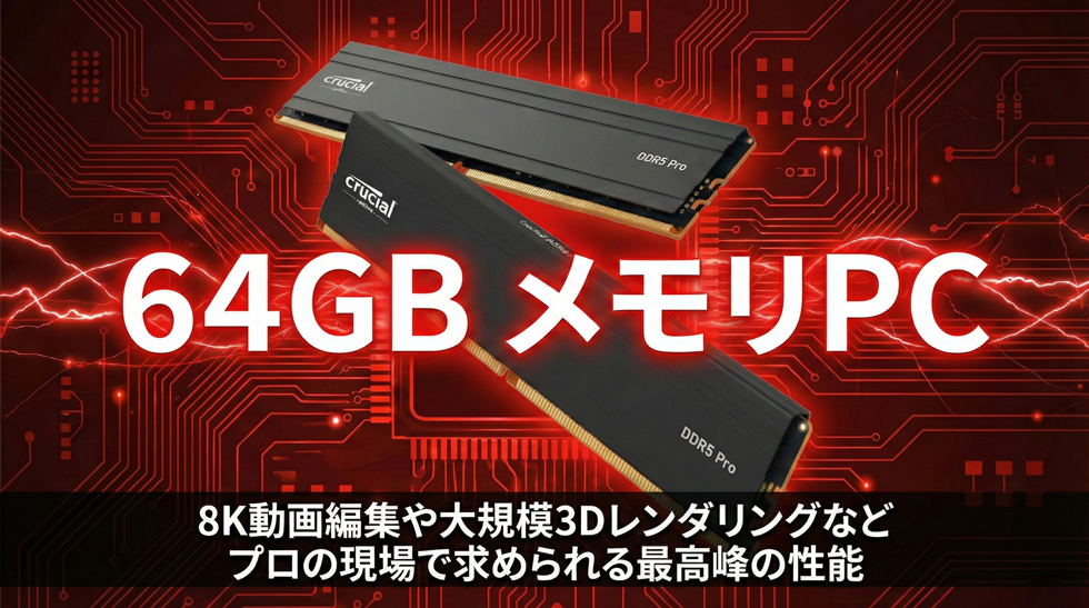 64GBメモリPC